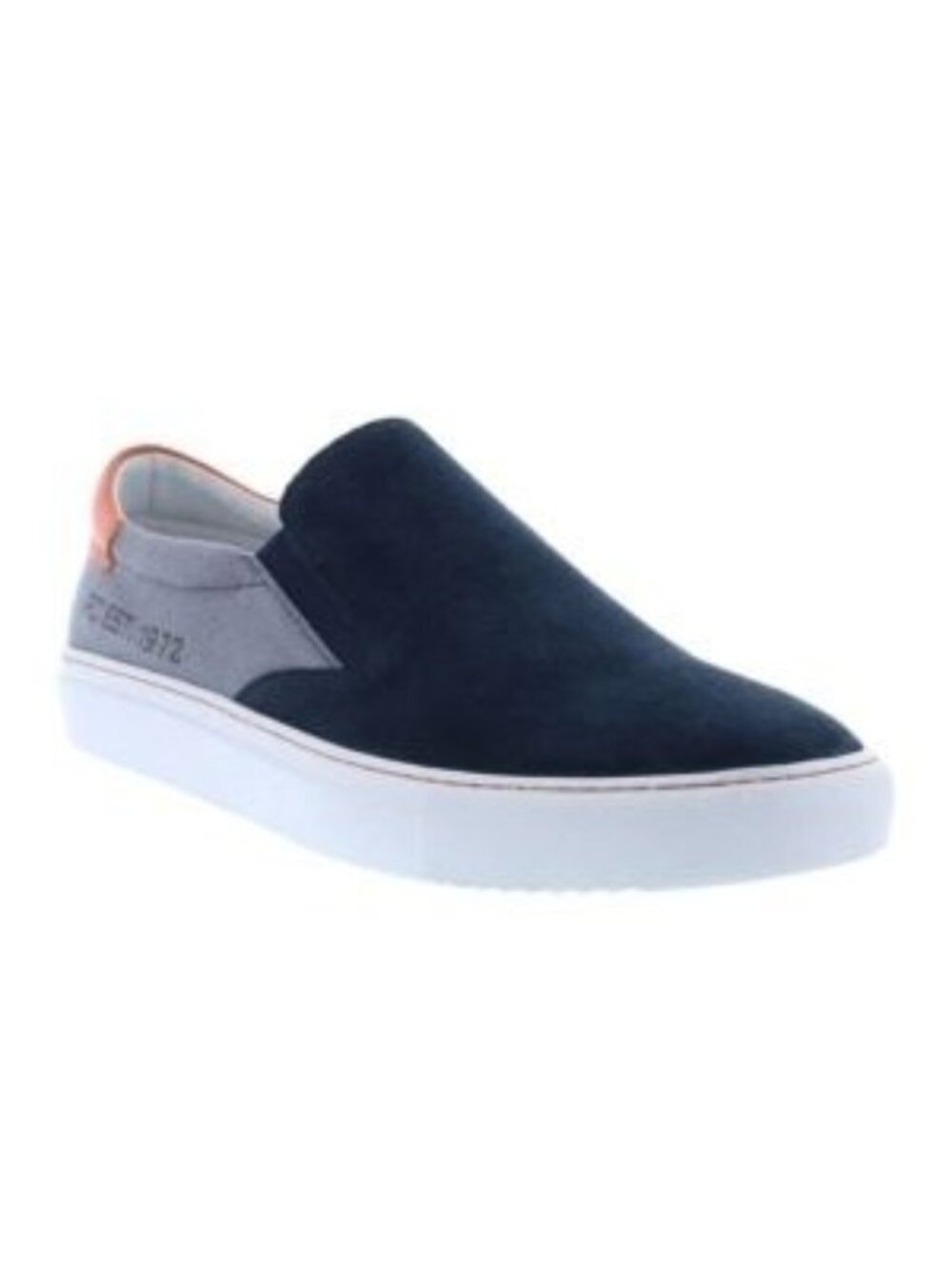 French Connection Mens Alexis Slip-on Sneaker Shoes Navy Blue Size 10 NWB